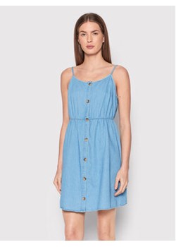 Vero Moda Sukienka letnia Flicka 10244708 Niebieski Regular Fit ze sklepu MODIVO w kategorii Sukienki - zdjęcie 168649375