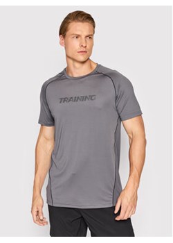 4F Koszulka techniczna H4L22-TSMF015 Szary Slim Fit ze sklepu MODIVO w kategorii T-shirty męskie - zdjęcie 168649406