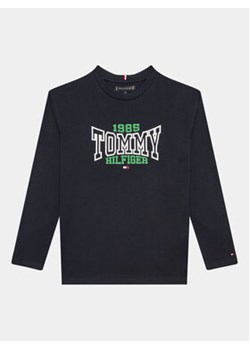 Tommy Hilfiger Bluzka Varisty KB0KB08429 M Granatowy Regular Fit ze sklepu MODIVO w kategorii T-shirty chłopięce - zdjęcie 168649457