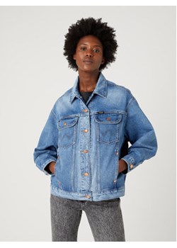 Wrangler Kurtka jeansowa Jumbo W4Z47335Q 112332047 Niebieski Relaxed Fit ze sklepu MODIVO w kategorii Kurtki damskie - zdjęcie 168649536