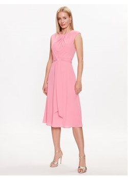 Lauren Ralph Lauren Sukienka koktajlowa 250889253005 Różowy Regular Fit ze sklepu MODIVO w kategorii Sukienki - zdjęcie 168649636