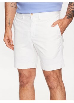 Polo Ralph Lauren Szorty materiałowe 710799213031 Biały Slim Fit ze sklepu MODIVO w kategorii Spodenki męskie - zdjęcie 168650277