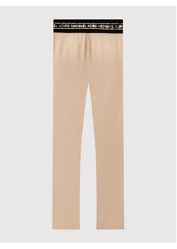 MICHAEL KORS KIDS Legginsy R14116 S Złoty Slim Fit ze sklepu MODIVO w kategorii Spodnie dziewczęce - zdjęcie 168650725