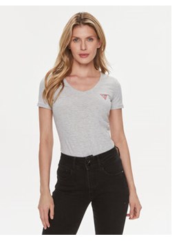 Guess T-Shirt W2YI45 J1314 Szary Slim Fit ze sklepu MODIVO w kategorii Bluzki damskie - zdjęcie 168651018