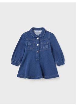 Mayoral Sukienka jeansowa 2.982 Niebieski Regular Fit ze sklepu MODIVO w kategorii Sukienki niemowlęce - zdjęcie 168651077