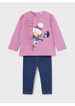 Mayoral Komplet bluzka i legginsy 2.770 Różowy Regular Fit ze sklepu MODIVO w kategorii Komplety niemowlęce - zdjęcie 168651197