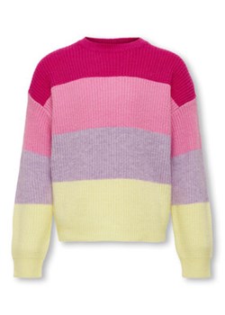 Kids ONLY Sweter 15207169 Kolorowy Regular Fit ze sklepu MODIVO w kategorii Swetry dziewczęce - zdjęcie 168651416