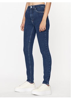 Calvin Klein Jeans Jeansy J20J222214 Granatowy Skinny Fit ze sklepu MODIVO w kategorii Jeansy damskie - zdjęcie 168651576