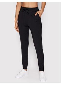 ONLY Spodnie materiałowe Poptrash 15115847 Czarny Regular Fit ze sklepu MODIVO w kategorii Spodnie damskie - zdjęcie 168651919