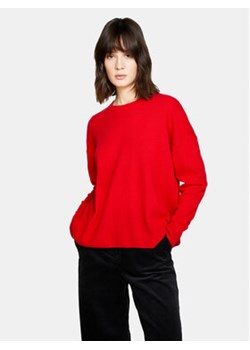 Sisley Sweter 1044M103K Czerwony Boxy Fit ze sklepu MODIVO w kategorii Swetry damskie - zdjęcie 168652476