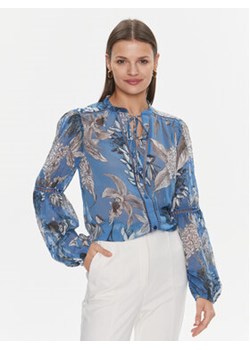 Guess Bluzka W3RH56 WDW52 Niebieski Regular Fit ze sklepu MODIVO w kategorii Bluzki damskie - zdjęcie 168652755