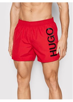 Hugo Szorty kąpielowe Abas 50469303 Czerwony Regular Fit ze sklepu MODIVO w kategorii Kąpielówki - zdjęcie 168653097