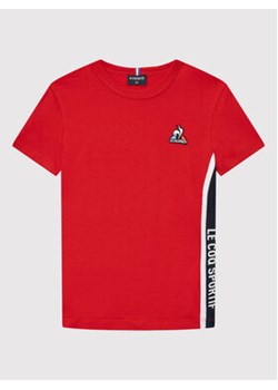 Le Coq Sportif T-Shirt 2210495 Czerwony Regular Fit ze sklepu MODIVO w kategorii T-shirty chłopięce - zdjęcie 168653147