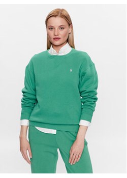 Polo Ralph Lauren Bluza 211891557015 Zielony Regular Fit ze sklepu MODIVO w kategorii Bluzy damskie - zdjęcie 168653809
