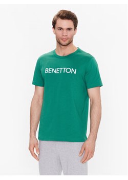 United Colors Of Benetton T-Shirt 3I1XU100A Zielony Regular Fit ze sklepu MODIVO w kategorii T-shirty męskie - zdjęcie 168654145