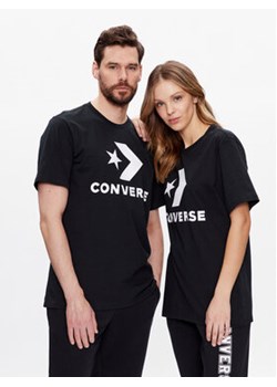 Converse T-Shirt Unisex Chuck Patch 10025458-A02 Czarny Standard Fit ze sklepu MODIVO w kategorii Bluzki damskie - zdjęcie 168654888