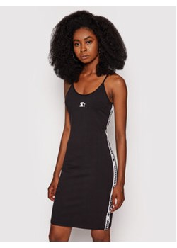 Starter Sukienka codzienna SDG-012-BD Czarny Slim Fit ze sklepu MODIVO w kategorii Sukienki - zdjęcie 168654928