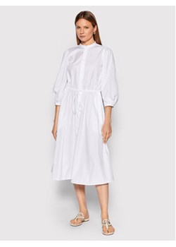 Polo Ralph Lauren Sukienka koszulowa 211864032001 Biały Regular Fit ze sklepu MODIVO w kategorii Sukienki - zdjęcie 168655355