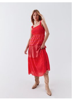 Desigual Sukienka codzienna Ely 23SWVW20 Czerwony Regular Fit ze sklepu MODIVO w kategorii Sukienki - zdjęcie 168655768