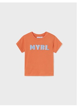 Mayoral T-Shirt 106 Pomarańczowy Regular Fit ze sklepu MODIVO w kategorii Koszulki niemowlęce - zdjęcie 168656417