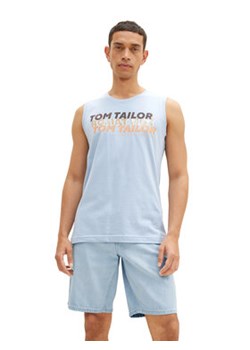 Tom Tailor Tank top 1036574 Niebieski Regular Fit ze sklepu MODIVO w kategorii T-shirty męskie - zdjęcie 168656425