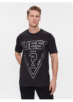 Guess T-Shirt Lugh Z4RI07 KC220 Czarny Slim Fit ze sklepu MODIVO w kategorii T-shirty męskie - zdjęcie 168656476