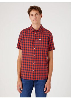 Wrangler Koszula W5K02L114 112337484 Czerwony Regular Fit ze sklepu MODIVO w kategorii Koszule męskie - zdjęcie 168656578
