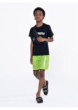 Karl Lagerfeld Kids T-Shirt Z25393 S Czarny Regular Fit ze sklepu MODIVO w kategorii T-shirty chłopięce - zdjęcie 168657087