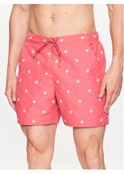 Tommy Hilfiger Szorty kąpielowe UM0UM02792 Różowy Slim Fit ze sklepu MODIVO w kategorii Kąpielówki - zdjęcie 168657276