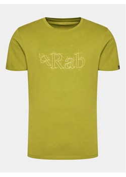 Rab T-Shirt Stance QCB-33 Zielony Regular Fit ze sklepu MODIVO w kategorii T-shirty męskie - zdjęcie 168657348