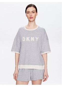 DKNY Piżama YI3919259 Szary Regular Fit ze sklepu MODIVO w kategorii Piżamy damskie - zdjęcie 168657706
