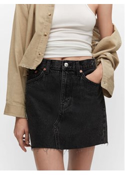 Mango Spódnica jeansowa Hailey 57050291 Czarny Regular Fit ze sklepu MODIVO w kategorii Spódnice - zdjęcie 168657785