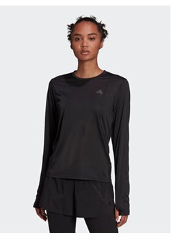 adidas Koszulka techniczna Run Icons H57745 Czarny Regular Fit ze sklepu MODIVO w kategorii Bluzki damskie - zdjęcie 168658528