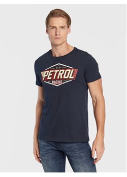 Petrol Industries T-Shirt Logo M-3020-TSR600 Granatowy Regular Fit ze sklepu MODIVO w kategorii T-shirty męskie - zdjęcie 168658547