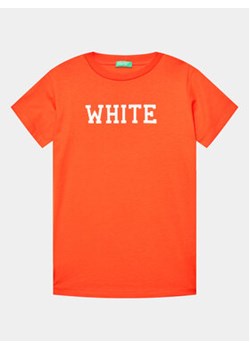 United Colors Of Benetton T-Shirt 3096C10BJ Czerwony Regular Fit ze sklepu MODIVO w kategorii T-shirty chłopięce - zdjęcie 168658856