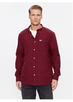 Wrangler Koszula jeansowa 112345376 Bordowy Regular Fit ze sklepu MODIVO w kategorii Koszule męskie - zdjęcie 168659019