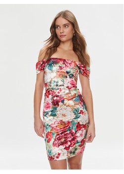 Guess Sukienka codzienna W4RK62 KBSQ0 Kolorowy Slim Fit ze sklepu MODIVO w kategorii Sukienki - zdjęcie 168659097