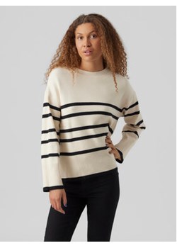 Vero Moda Sweter 10278319 Beżowy Regular Fit ze sklepu MODIVO w kategorii Swetry damskie - zdjęcie 168659145