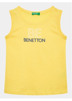 United Colors Of Benetton Top 3I1XGH00P Żółty Regular Fit ze sklepu MODIVO w kategorii Koszulki niemowlęce - zdjęcie 168659776