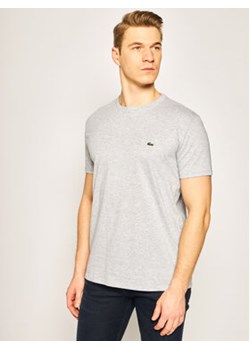 Lacoste T-Shirt TH6709 Szary Regular Fit ze sklepu MODIVO w kategorii T-shirty męskie - zdjęcie 168659859