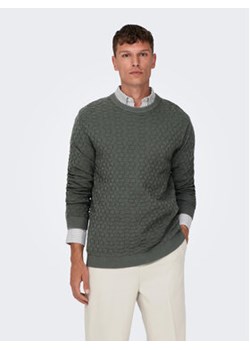 Only & Sons Sweter 22026559 Szary Regular Fit ze sklepu MODIVO w kategorii Swetry męskie - zdjęcie 168660016