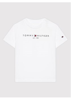 Tommy Hilfiger T-Shirt Baby Essential KN0KN01487 Biały Regular Fit ze sklepu MODIVO w kategorii Koszulki niemowlęce - zdjęcie 168660136