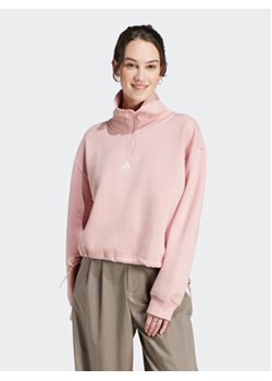 adidas Bluza IR8380 Różowy Oversize ze sklepu MODIVO w kategorii Bluzy damskie - zdjęcie 168660926