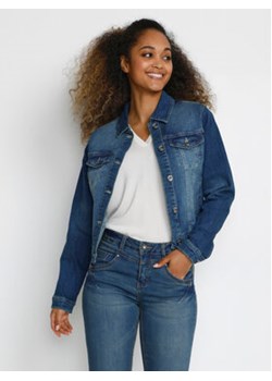 Cream Kurtka jeansowa Lisa 10650245 Granatowy Slim Fit ze sklepu MODIVO w kategorii Kurtki damskie - zdjęcie 168661348