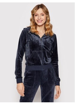 Juicy Couture Bluza Robertson JCAP176 Granatowy Slim Fit ze sklepu MODIVO w kategorii Bluzy damskie - zdjęcie 168661408