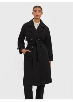 Vero Moda Płaszcz przejściowy Fortune 10267243 Czarny Regular Fit ze sklepu MODIVO w kategorii Płaszcze damskie - zdjęcie 168661948