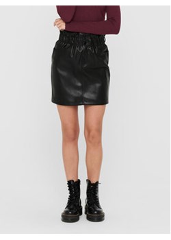 ONLY Spódnica z imitacji skóry 15206801 Czarny Regular Fit ze sklepu MODIVO w kategorii Spódnice - zdjęcie 168662059