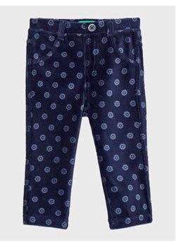 United Colors Of Benetton Spodnie materiałowe 4T5XGE00K Granatowy Regular Fit ze sklepu MODIVO w kategorii Spodnie dziewczęce - zdjęcie 168662416