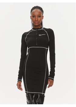 Karl Lagerfeld Jeans Sukienka codzienna 240J1301 Czarny Slim Fit ze sklepu MODIVO w kategorii Sukienki - zdjęcie 168662539