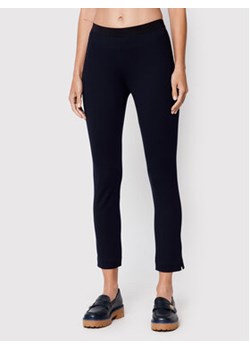 Liviana Conti Spodnie materiałowe CNTI85 Granatowy Slim Fit ze sklepu MODIVO w kategorii Spodnie damskie - zdjęcie 168662689